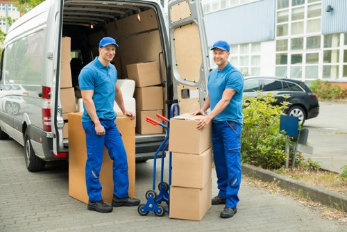 Customer booking a moving truck in Putney
