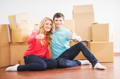Happy customer with Putney Storage services