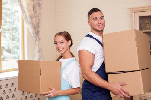 Customer service team at Putney Storage assisting clients