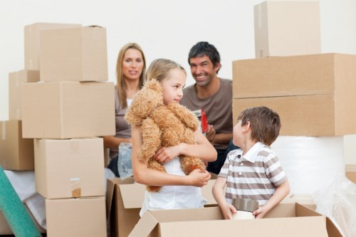 Unpacking and settling into a new home